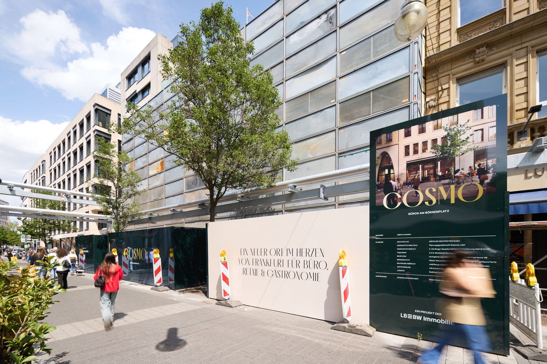 Büroprojekt COSMO in Frankfurt startet mit LBBW als Hauptmieter