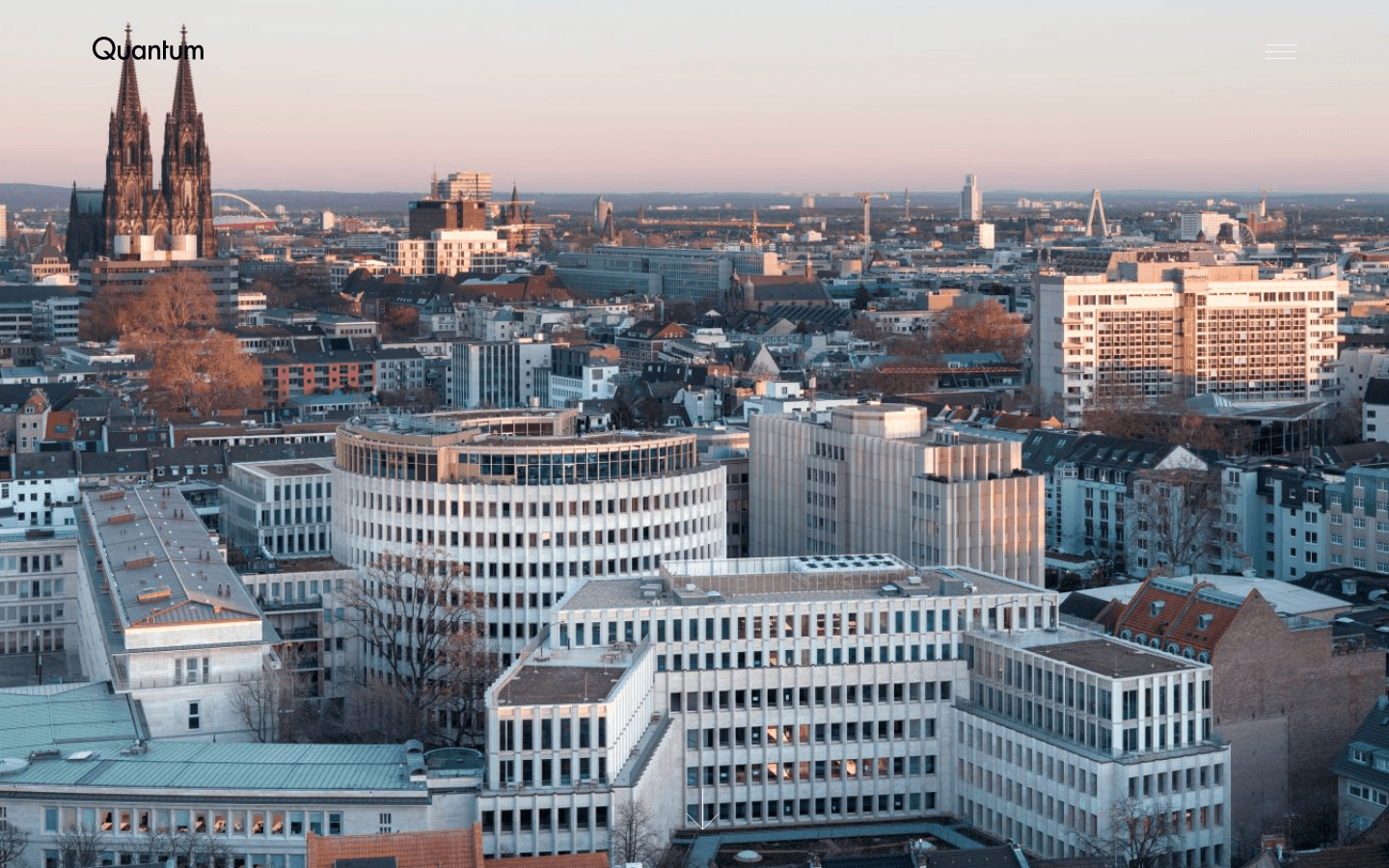 Projektdatenblatt der Quantum AG zum Gerling Quartier mit Flächen- und Nutzungsdaten