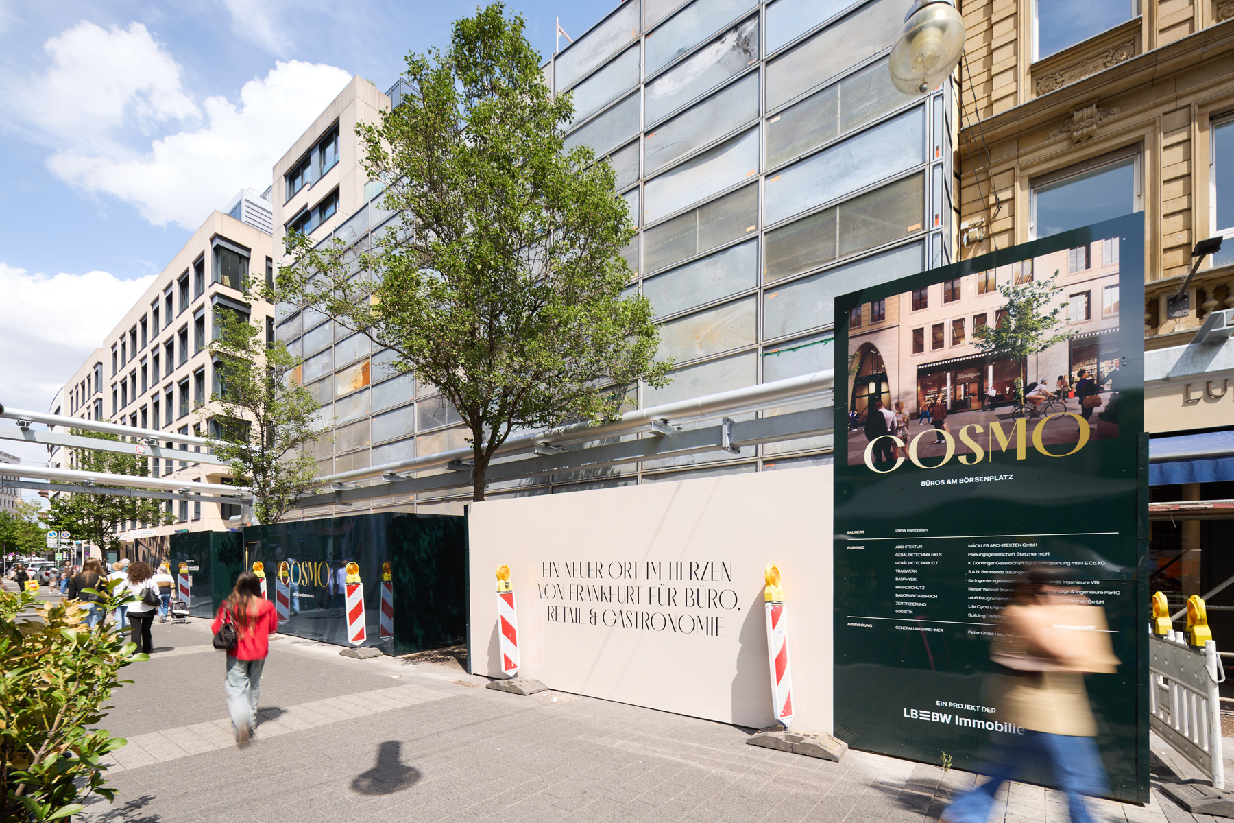 Büroprojekt COSMO in Frankfurt startet mit LBBW als Hauptmieter